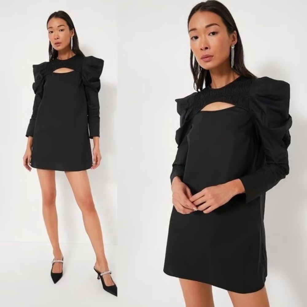 TUCKERNUCK Hyacinth House Black Keyhole Beckett Mini‎ Dress NWT Size XS